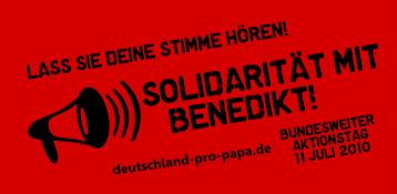 Solidarität mit Benedikt!